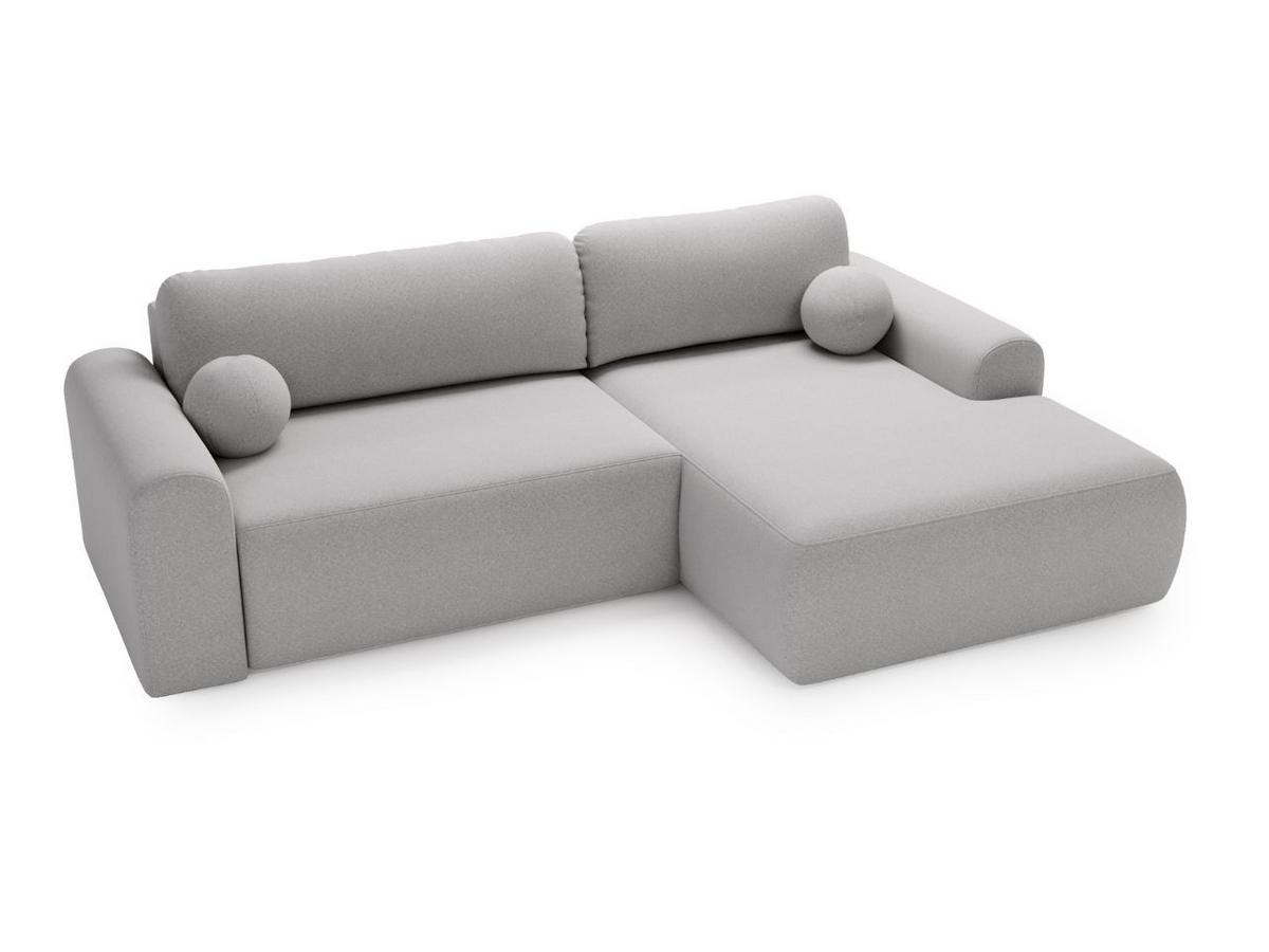 ECKSOFA Savana Grau Rechts - Grau, Holz/Textil (177/257cm) - Graingold