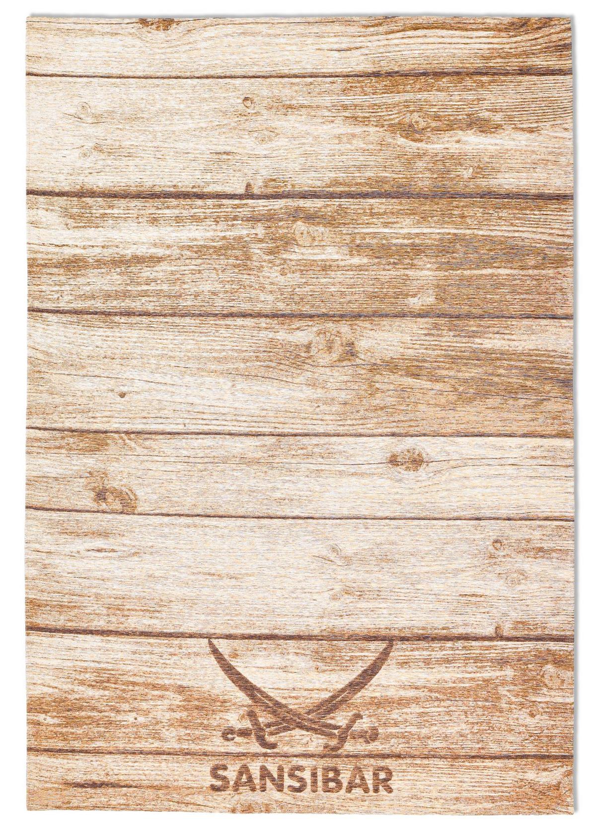 FLACHWEBTEPPICH Keitum 60x90 cm - Braun, Textil (60/60cm) - Sansibar SYLT