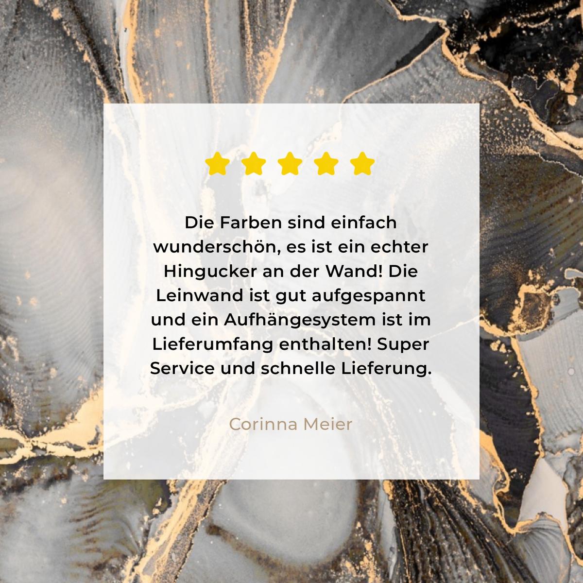 LEINWANDBILD Grau - Luxus - Gold - Marmor Wandbild Wohnzimmer 50x50 cm - Dunkelgrau, Textil (50/50cm) - MuchoWow