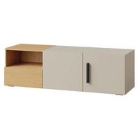 TV-LOWBOARD Lorin 2D1S LO09 - Kaschmir/Eichefarben, Holzwerkstoff (136/42/40cm) - MIRJAN24