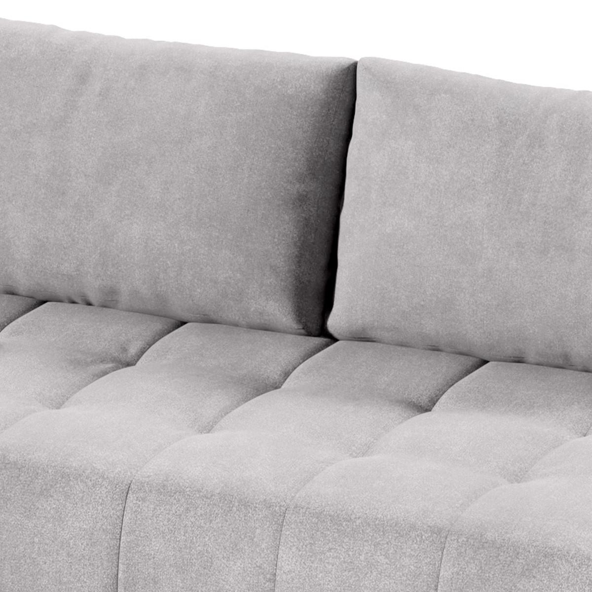 ECKSOFA Jonas 4 Sitzplätze Grau - Grau, Holzwerkstoff (265/185cm) - Petits-meubles