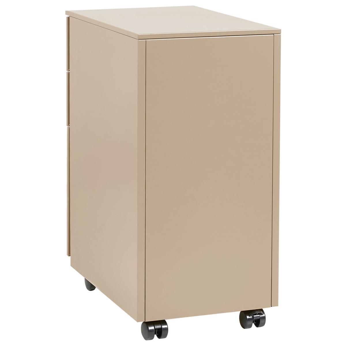 BÜROSCHRANK Metall Beige Bolsena - Beige, Metall (30/60/45cm) - Beliani