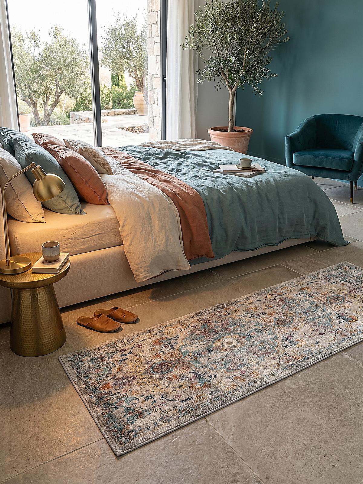 TEPPICH Outdoor Orientalisch LIMMAT Polypropylen Mehrfarbig 80 x 150 cm - Multicolor, Textil (80/150cm) - KADIMA DESIGN