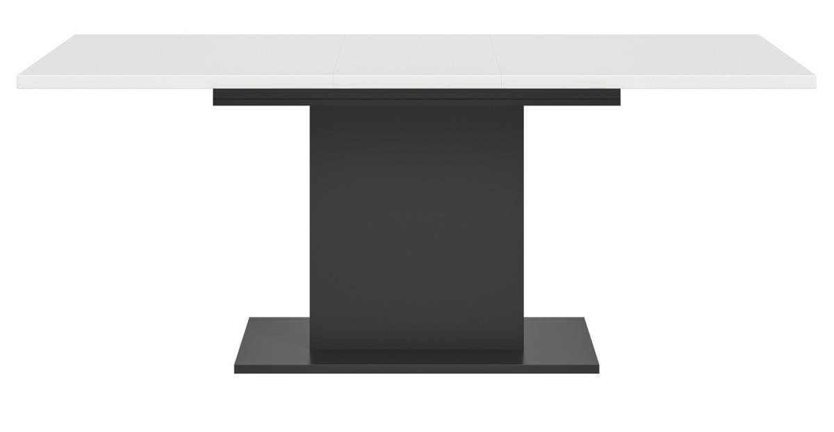 ESSTISCH weiß, grau, Küchentisch ausziehbar 150 - 190 cm - Weiß/Grau, Holzwerkstoff/Metall (150/90/76cm) - Inn.Furn