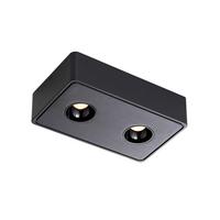 LED-STRAHLER Chopper 22.2/13.2/5.5cm - Schwarz, Metall (22.2/13.2/5.5cm) - ZMH
