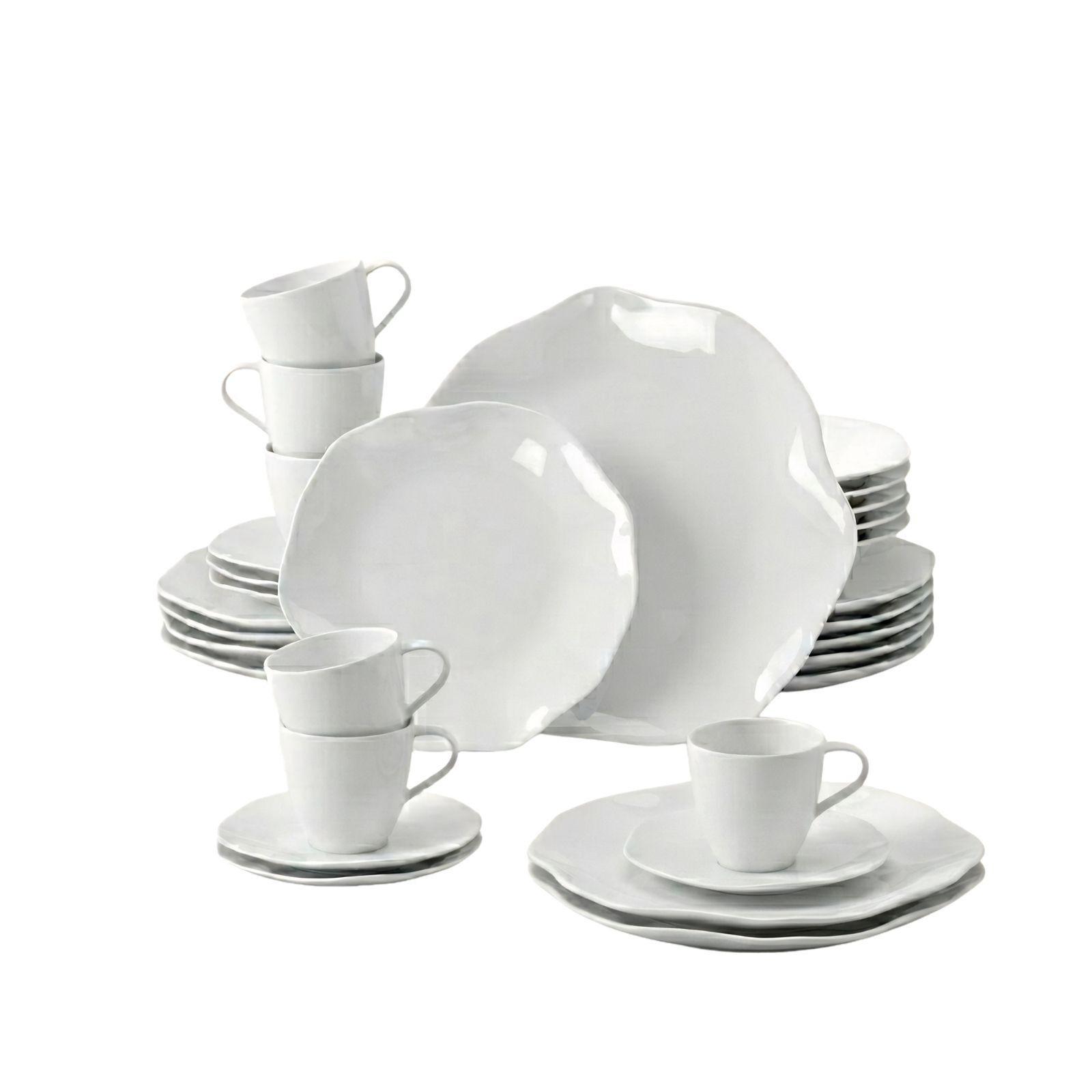 KOMBISERVICE Pura weiß 30-tlg. - Weiß, Keramik (2/2/2cm) - Villeroy & Boch