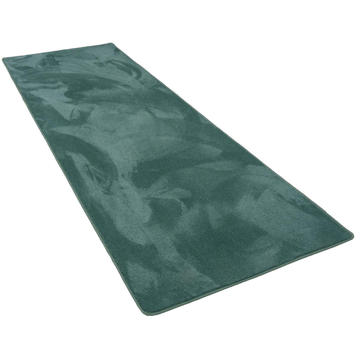 LUXUS SUPER SOFT HOCHFLOR LANGFLOR TEPPICH LÄUFER DELUXE - Mintgrün, Textil (80/240cm) - Snapstyle
