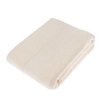 BADETUCH Essential creme 100/150 cm - Creme, Textil (100/150cm) - Homescapes