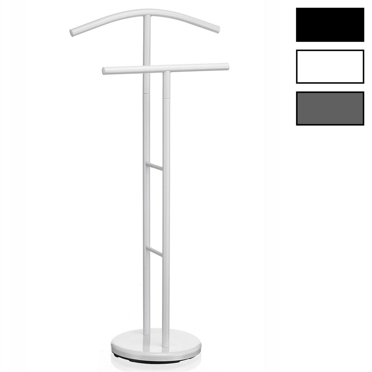 HERRENDIENER LAURENZ weiß - Weiß, Metall (48/105/29cm) - IDIMEX