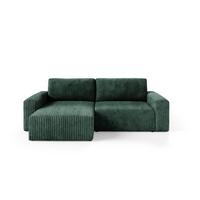 ECKSOFA Natalia - Grün, Holzwerkstoff/Textil (149/244cm) - Fun Möbel