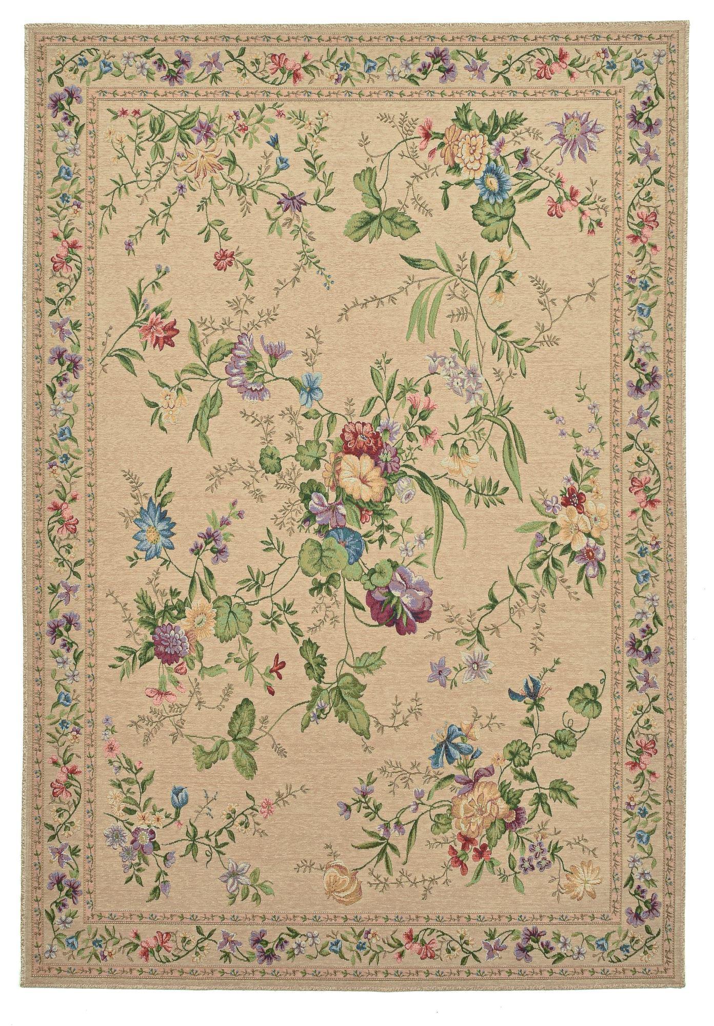 FLACHWEBTEPPICH Flomi 240x330 cm - Beige, Textil (240/330cm) - THEKO
