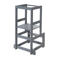 LERNTURM anthrazit - Anthrazit, Holzwerkstoff (45/90/47cm) - Roba