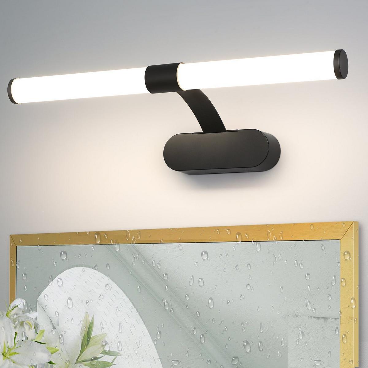 SPIEGELLEUCHTE Lumenir 16.8/4.0/40.0 cm - Schwarz, Kunststoff (16.8/4/40cm) - ZMH