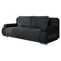 SCHLAFSOFA Emma - Schwarz, Holz/Kunststoff (200/77/92cm) - MIRJAN24