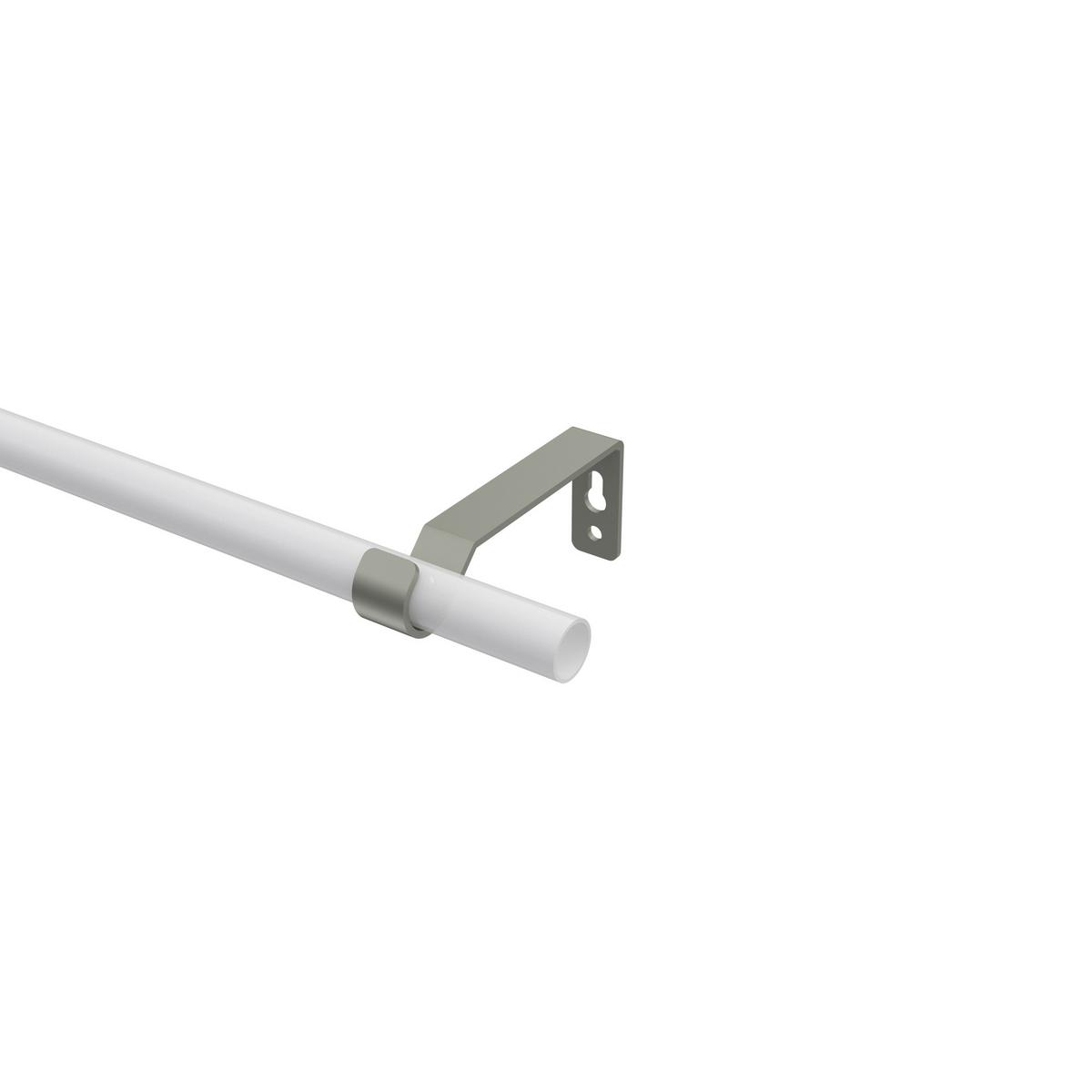 TRÄGER FÜR GARDINENSTANGEN 16 mm Ø, Olymp 1-läufig, Chrom matt - Nickelfarben, Metall (10/5.2/1.6cm) - INTERDECO