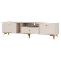 LOWBOARD TORINO 180x40,8x48,5 cm mit 1 Schubladen und 2 Türen Beige - Beige, Holzwerkstoff (180/48.5/40.8cm) - MASSENO