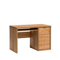 SCHREIBTISCH CARINI 120x60x78 cm Bürotisch Computertisch, Eichefarben - Eichefarben, Holzwerkstoff (60/120/78cm) - MASSENO