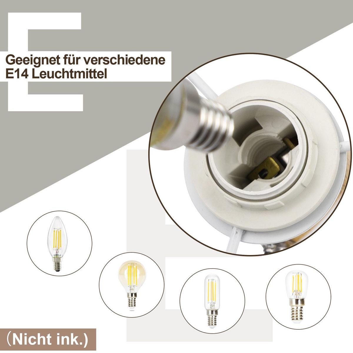 DECKENSTRAHLER Gisela 2-flammig 25/10/14 cm - Weiß, Metall (25/10/14cm) - Nettlife