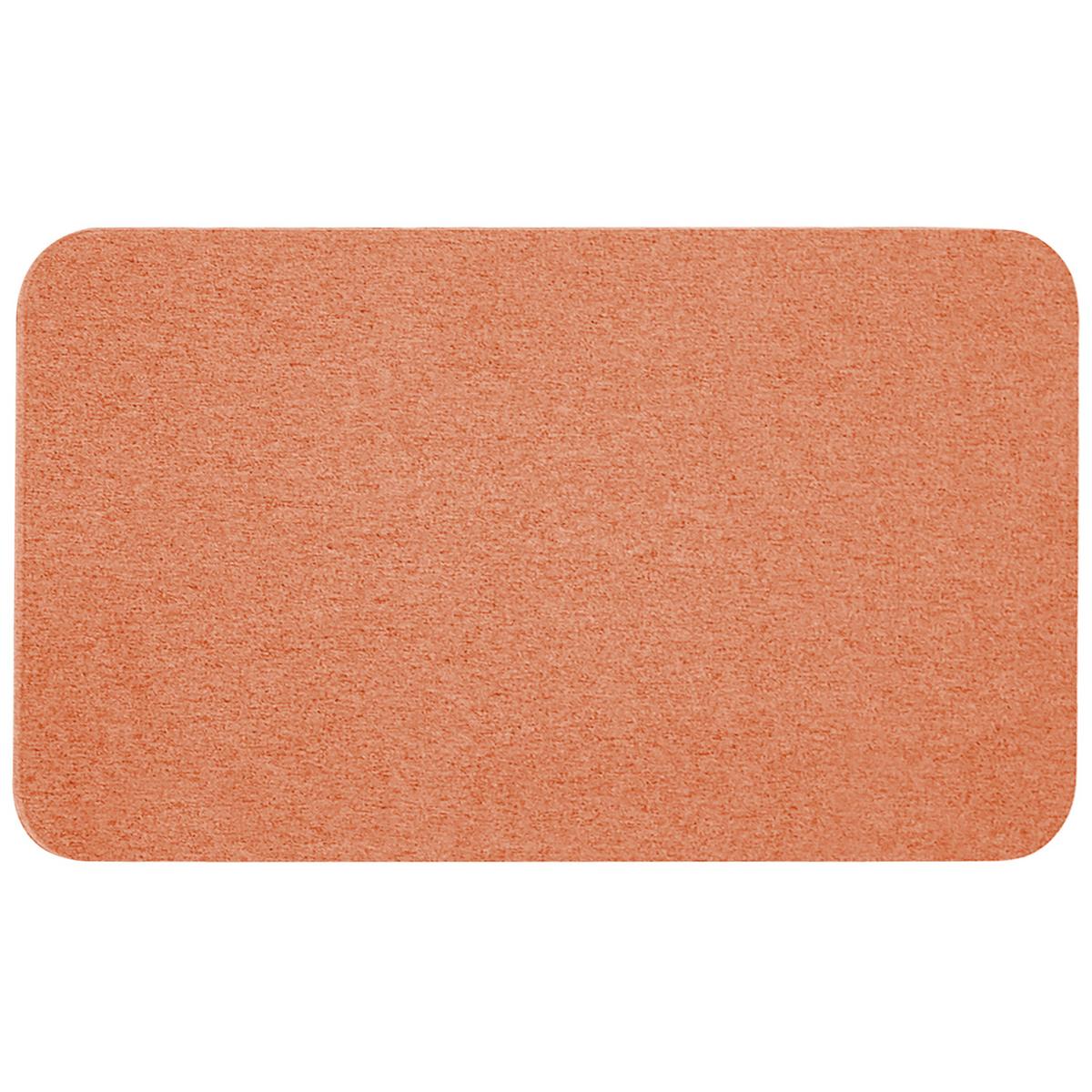 SCHREIBTISCHTRENNWAND 80 x 40 cm Hellrot Wally - Rot, Textil (80/40/2cm) - Beliani