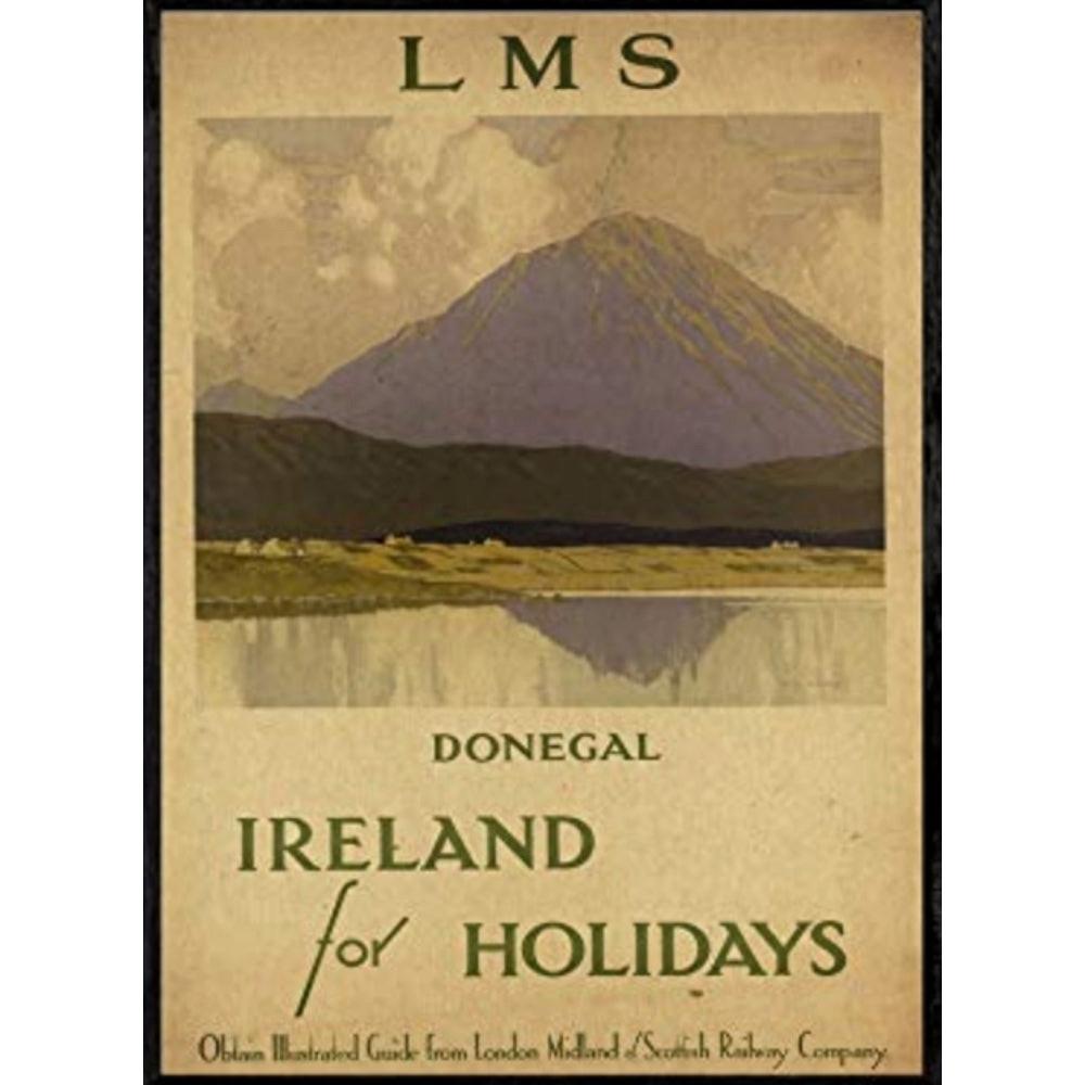 POSTER Europa Urlaub Irland A3 Rahmenlos - Klar, Papier (29.7/5/42cm) - Nacnic