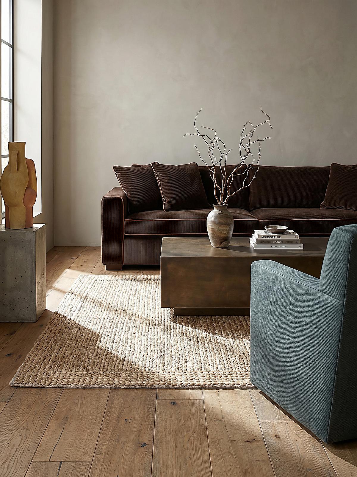 TEPPICH handgewebt CHASE, mit Struktur, Natur, 200 x 290 cm - Beige, Textil (290/200cm) - KADIMA DESIGN