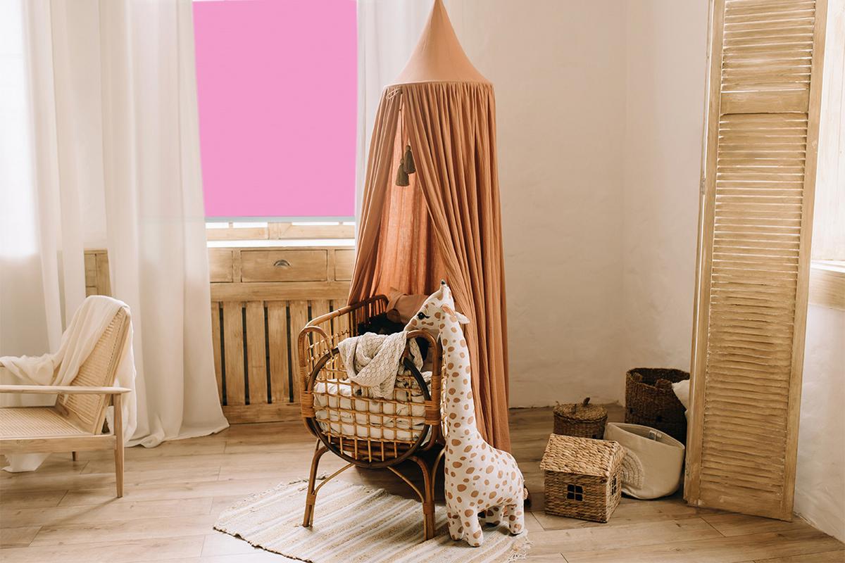 INNENROLLO - Fensterrollo - Rollo - 100x100 cm - Rosa - Pink, Kunststoff (100/100/0.5cm) - TULUP