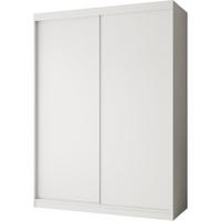 SCHWEBETÜRENSCHRANK Mario 160/216/61 weiß - Weiß, Holzwerkstoff (160/216/61cm) - Beautysofa