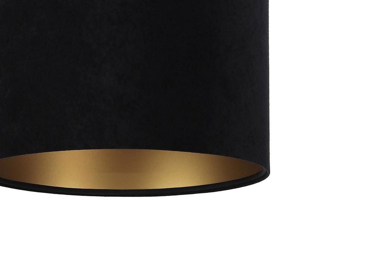 HÄNGELEUCHTE Gold 30/20 cm - Goldfarben/Schwarz, Kunststoff (30/0.45/20cm) - ONZENO