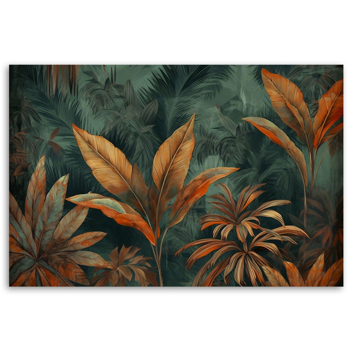 KUNSTDRUCK Grün 100/70 cm - Grün, Textil (100/70cm) - KUNSTLOFT