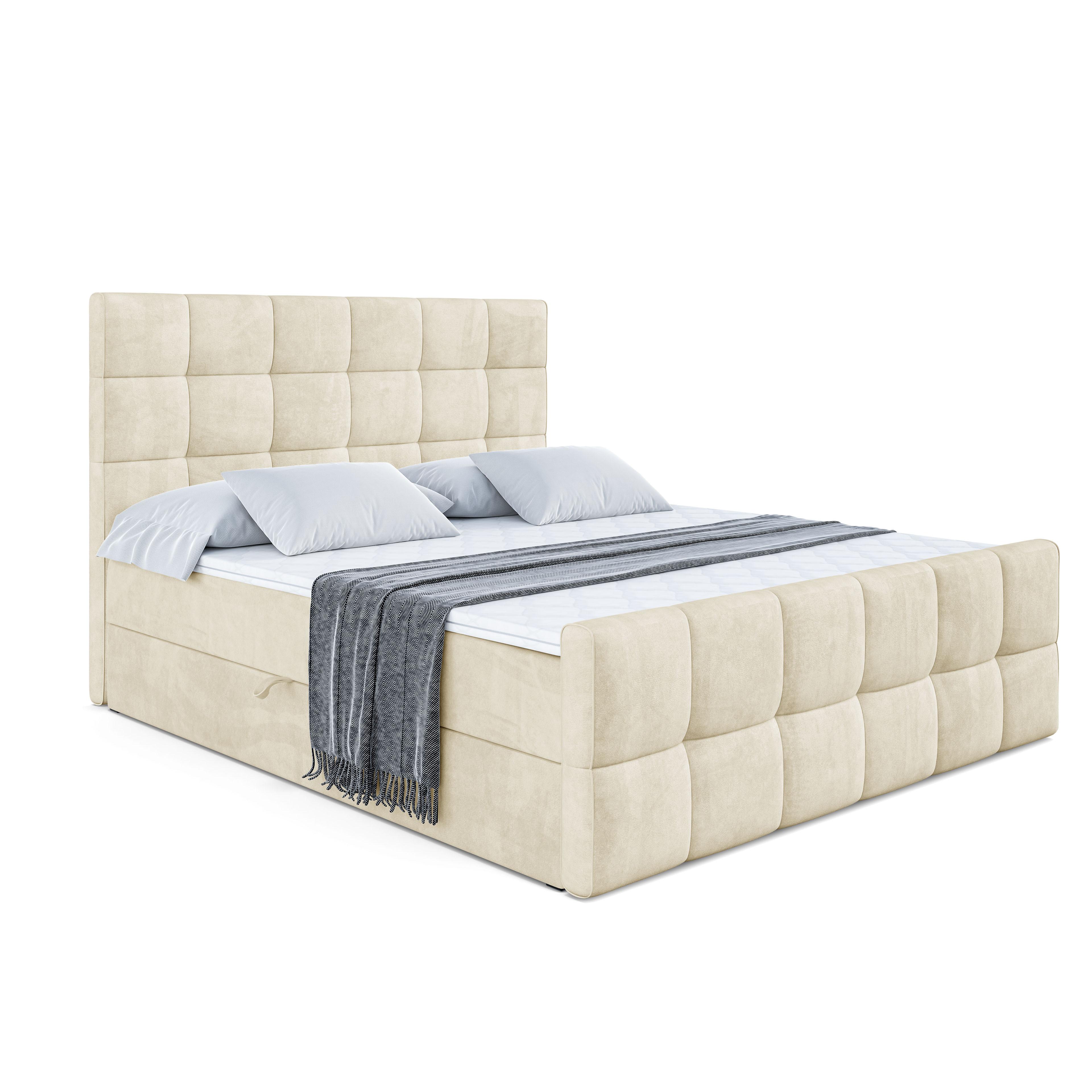 BOXBETT APO-Z - 140 x 200 - H3 - Beige - Beige, Holzwerkstoff (140/200cm) - ALTDECOR