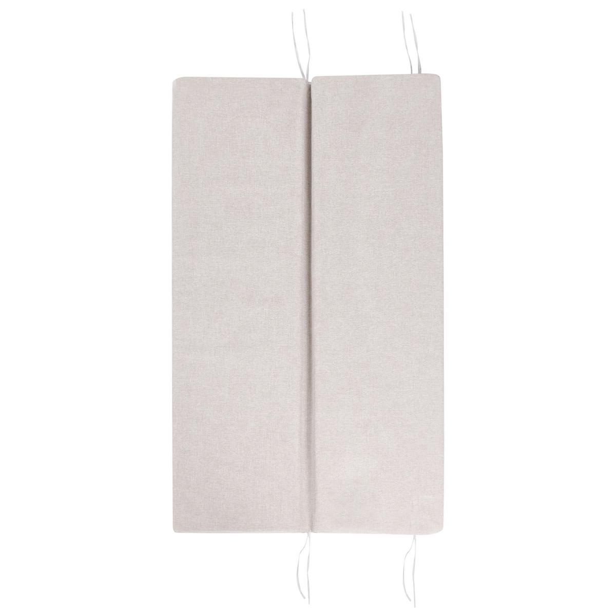 HOLLYWOODSCHAUKEL Metall Beige Bonagia - Dunkelgrau/Beige, Metall (194/172/136cm) - Beliani