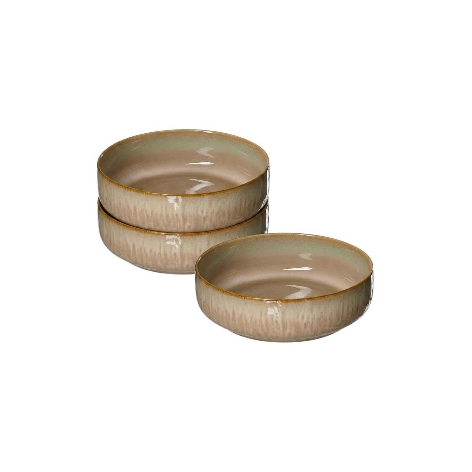 SUPPENTELLER Tortosa braun ø 22,5 cm 4er Set - Braun, Keramik (22.5cm) - Ritzenhoff Breker