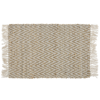 KURZFLOR-TEPPICH Afrin 80/50 cm - Beige, Naturmaterialien (50/80cm) - Beliani