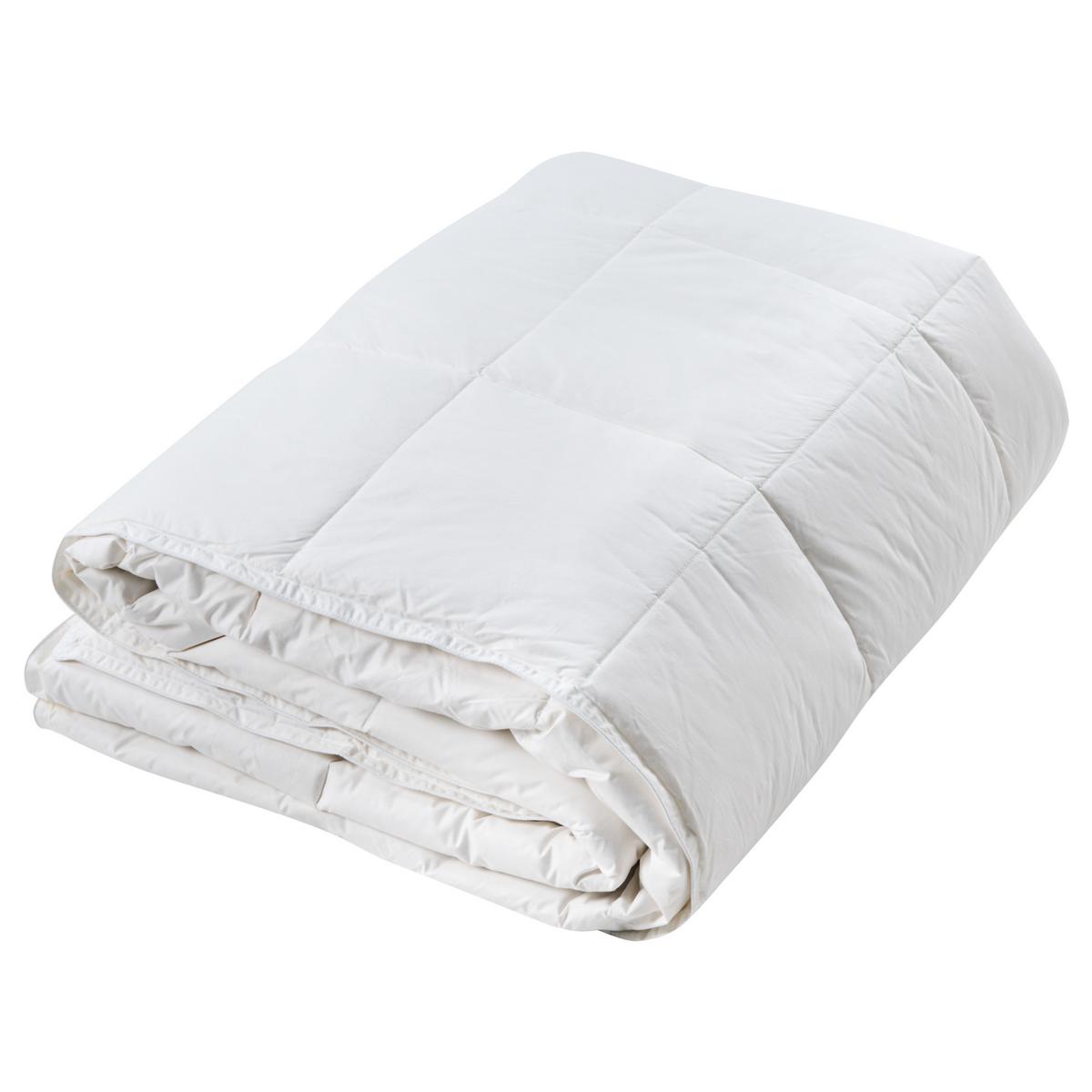 BETTDECKE Entendaunen Extra Warm 220/240 cm Grivola - Weiß, Textil (220/240cm) - Beliani