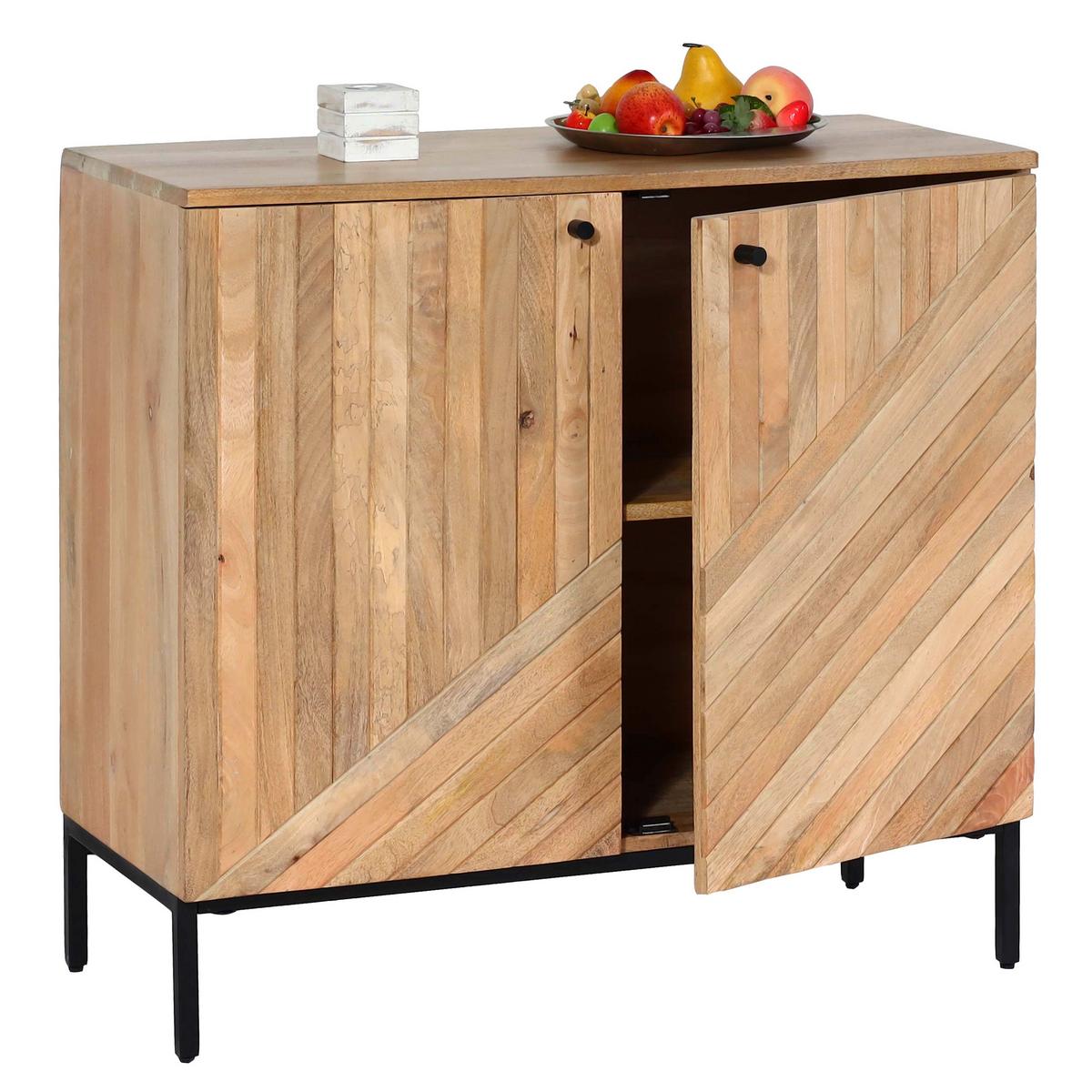 HIGHBOARD Beige - Beige, Holz (90/86/43cm) - MCW