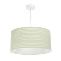 HÄNGELEUCHTE Grün 40/90 cm - Weiß/Grün, Kunststoff (20/0.4/90cm) - ONZENO