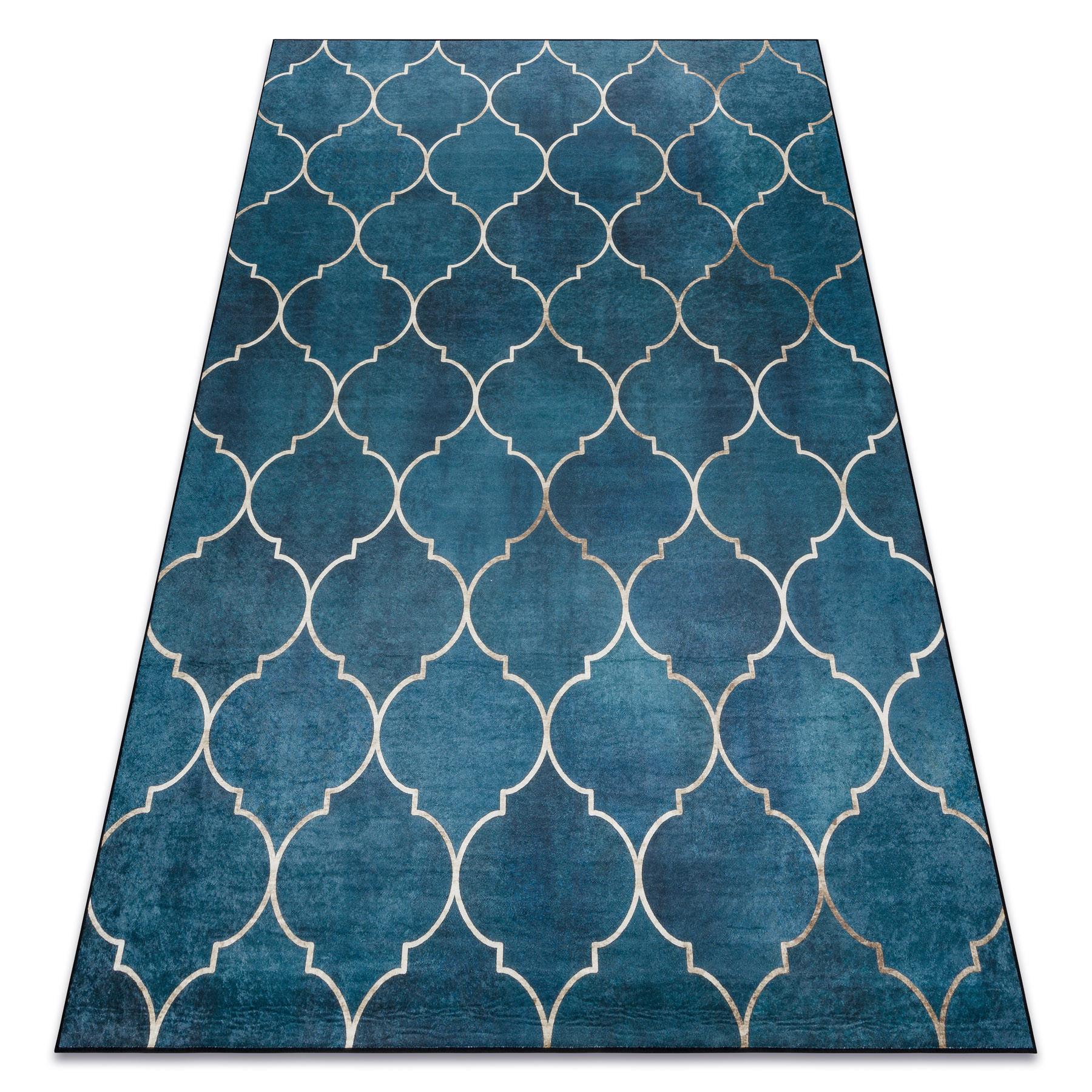 TEPPICH Andre 160/220 cm - Blau, Textil (160/220cm) - rugsX