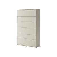 SCHRANKBETT Bed-Concept BC-02 120x200 mit zwei LED-Lampe - Kaschmir/Grau, Holz/Holzwerkstoff (120/200cm) - MIRJAN24