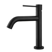 WASCHTISCHARMATUR Ames Schwarz - Schwarz, Metall (5/20/5cm) - Badplaats