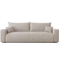 SCHLAFSOFA PIANO mit Bettkasten, Creme - Creme, Textil (246/79/93cm) - Idohome