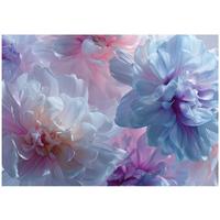 FOTOTAPETE Blumen Abstrakt Lila 200x140 cm - Multicolor, Papier (200/140cm) - Wallarena