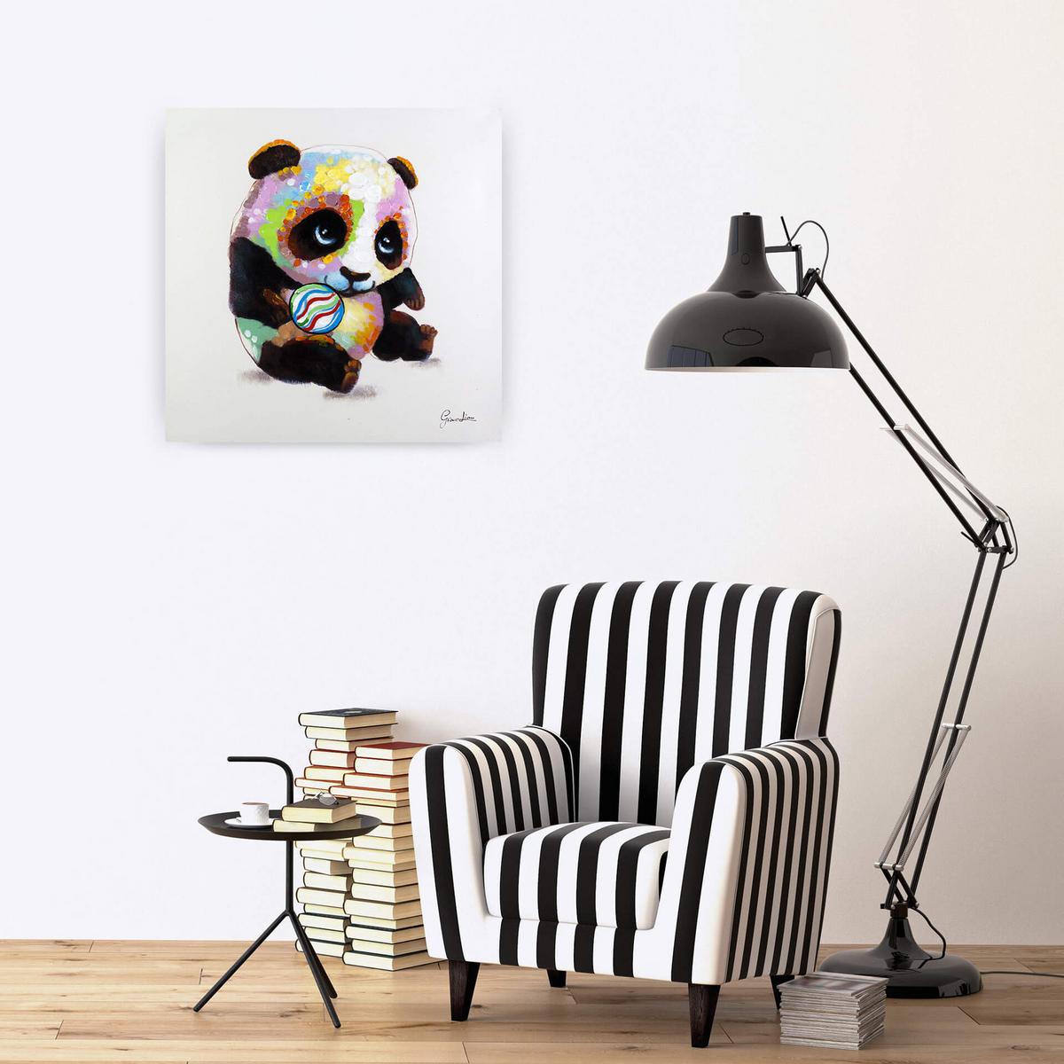 ACRYLBILD HANDGEMALT 60/60 cm - Multicolor, Holz/Textil (60/60cm) - KUNSTLOFT