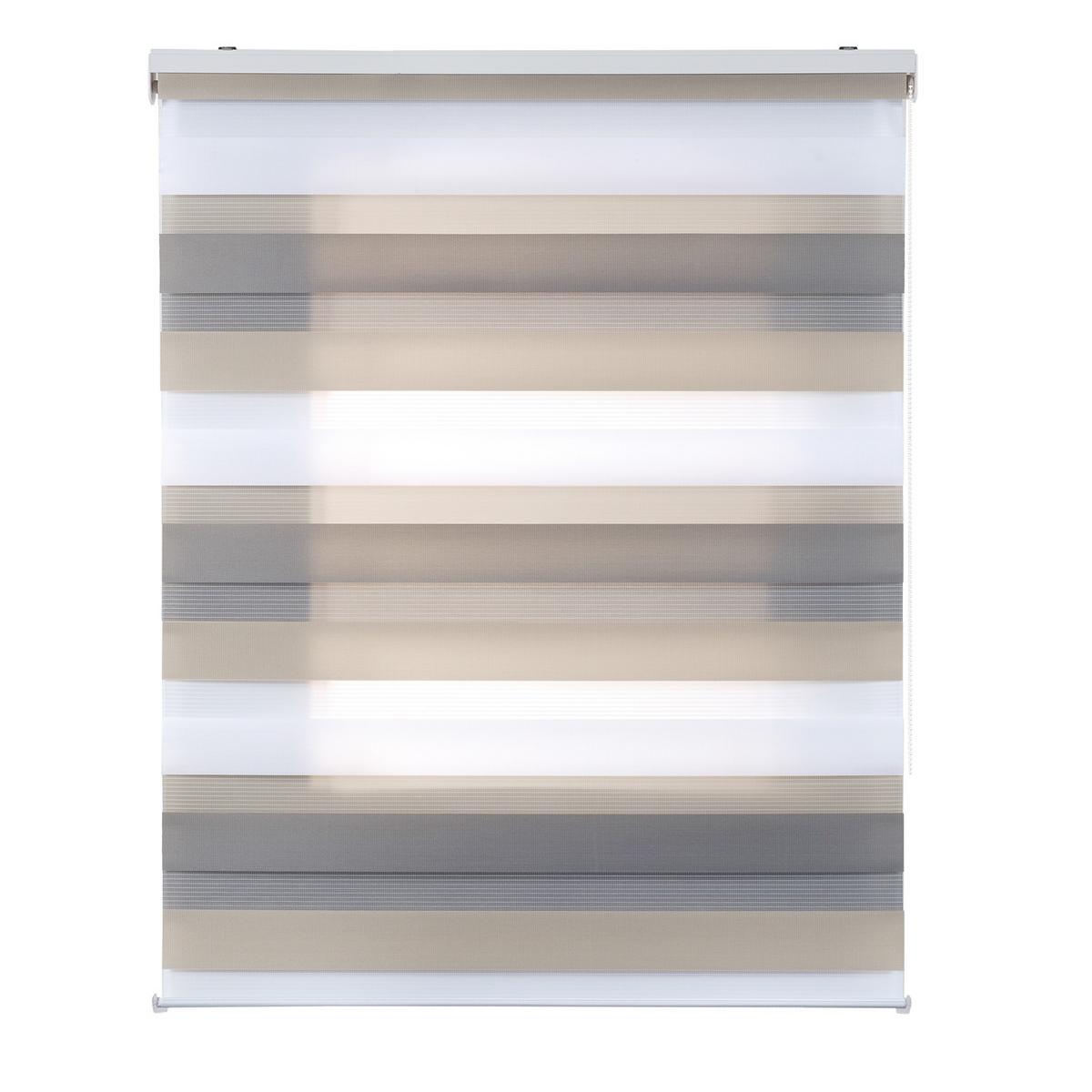DOPPELROLLO Dreifarbig 120x250 cm - Multicolor, Kunststoff (120/250cm) - STORESDECO