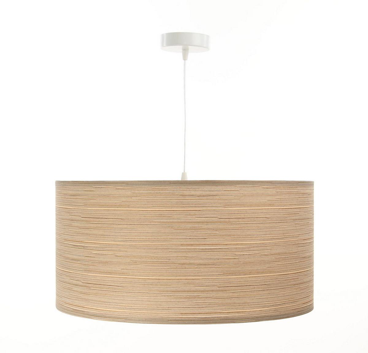 HÄNGELEUCHTE Beige 60/30 cm - Beige, Kunststoff (60/1/30cm) - ONZENO