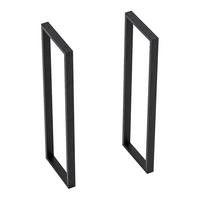 TISCHGESTELL-SET 2 TLG. Kauniainen - Schwarz, Metall (27/87/4cm) - [en.casa]