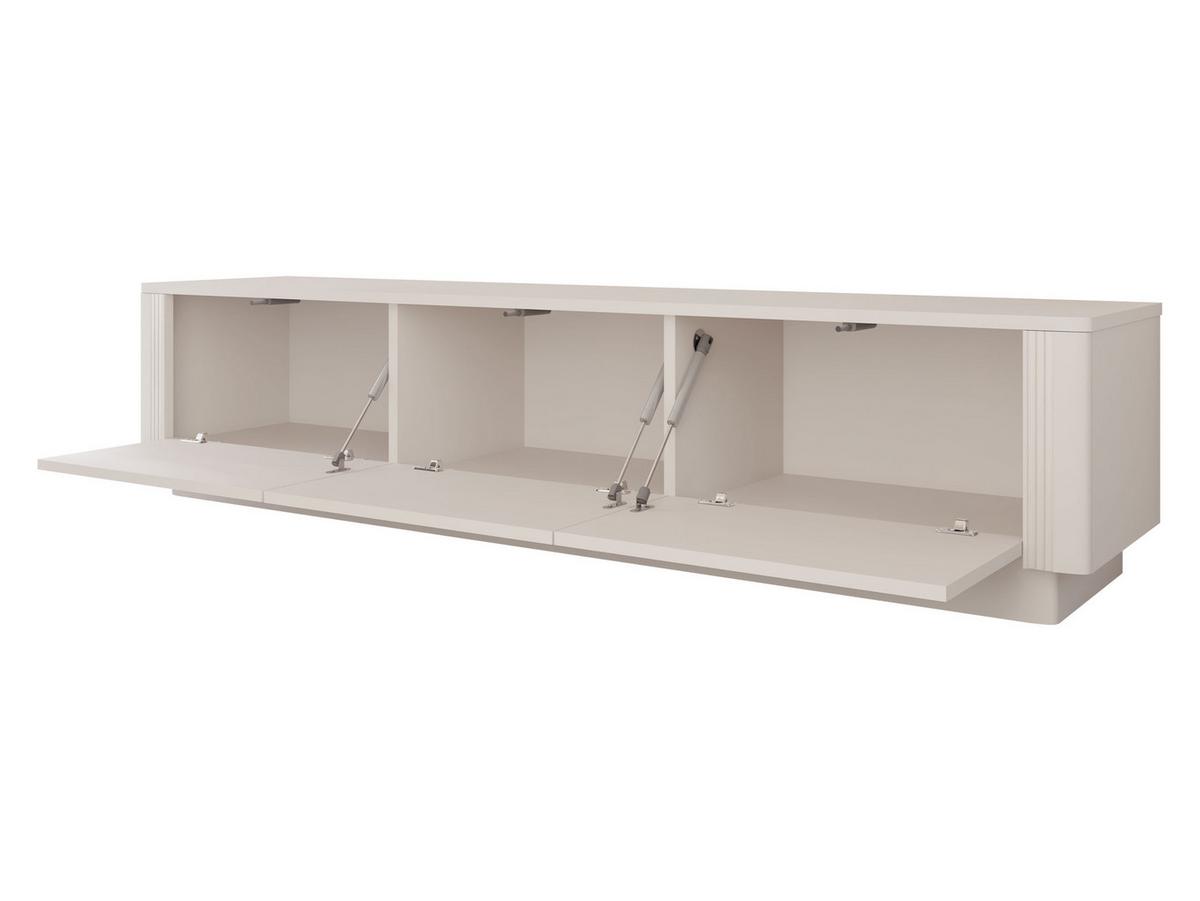 TV-SCHRANK Netari 3D - Dunkelbraun, Holzwerkstoff (180/41/40cm) - MIRJAN24