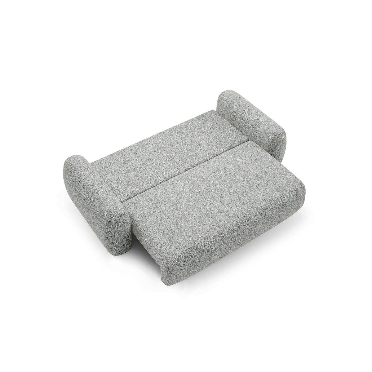 SOFA Carmela 3 Sitzplätze Grau - Grau, Holz (266/95/121cm) - Petits-meubles