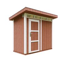 HOLZ-GARTENHAUS basis LP SmartSide 3m² mit B161xL293xH239 cm - M901 - REDWOOD RED - Dunkelrot, Holz (294/239/161cm) - Timbela