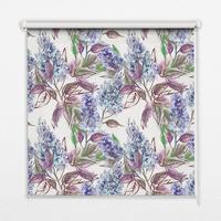 INNENROLLO - Fensterrollo - Rollo - 90x140 cm - Sommerblumen - Violett, Kunststoff (90/140/0.5cm) - TULUP