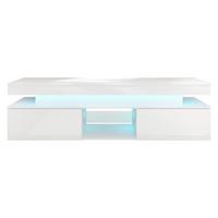 TV-LOWBOARD Glossa 2D 190 - Weiß, Holzwerkstoff/Kunststoff (190/54/39cm) - MIRJAN24